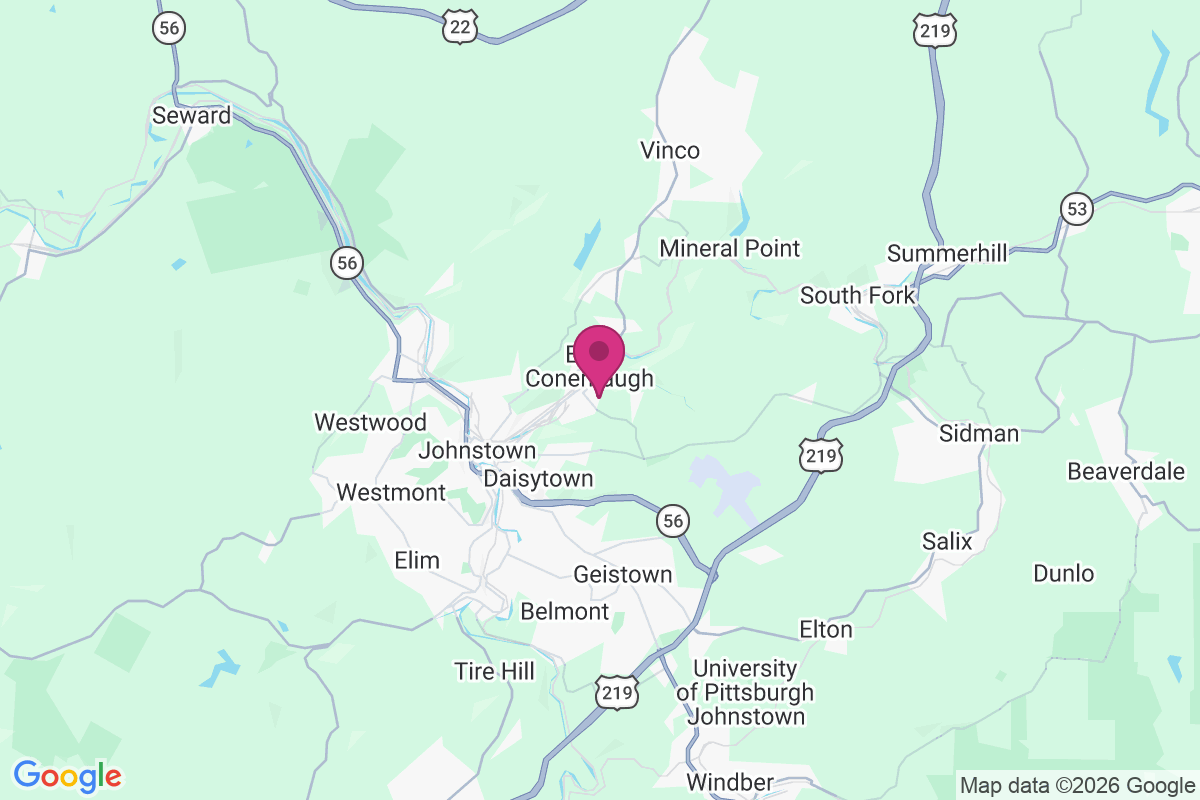 East Conemaugh map