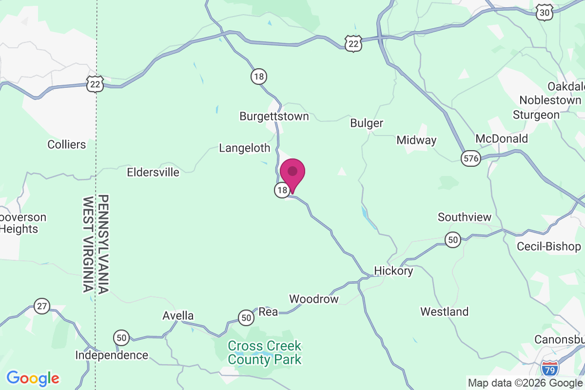Atlasburg map