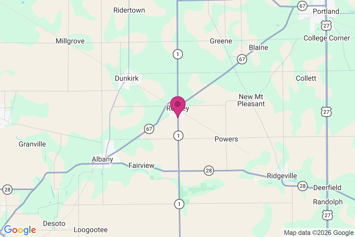Redkey map