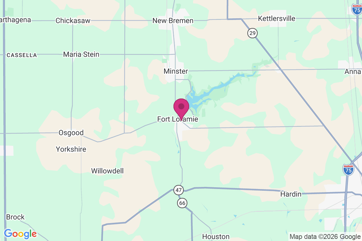 Fort Loramie map