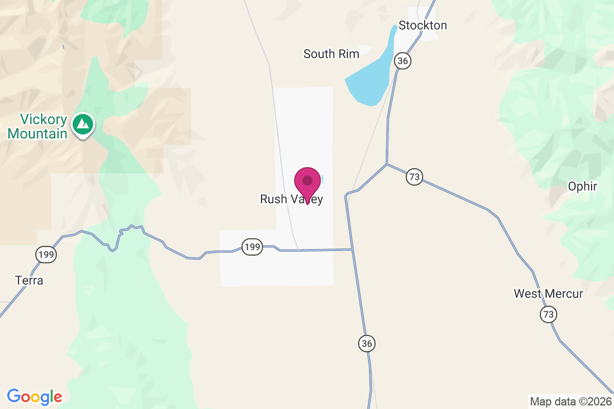 Rush Valley map