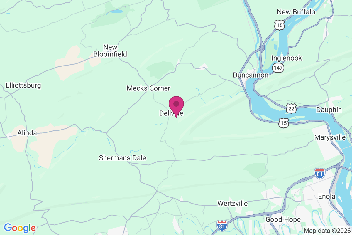 Dellville map