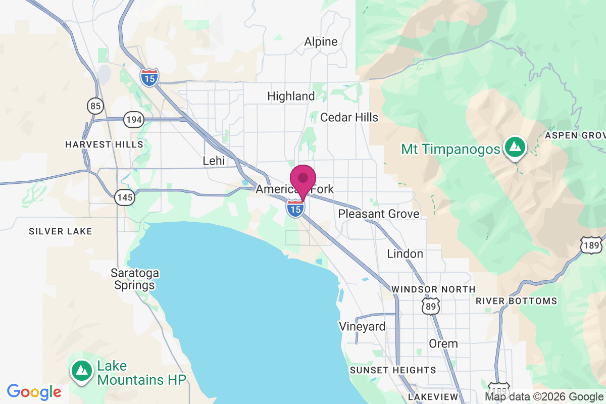 American Fork map