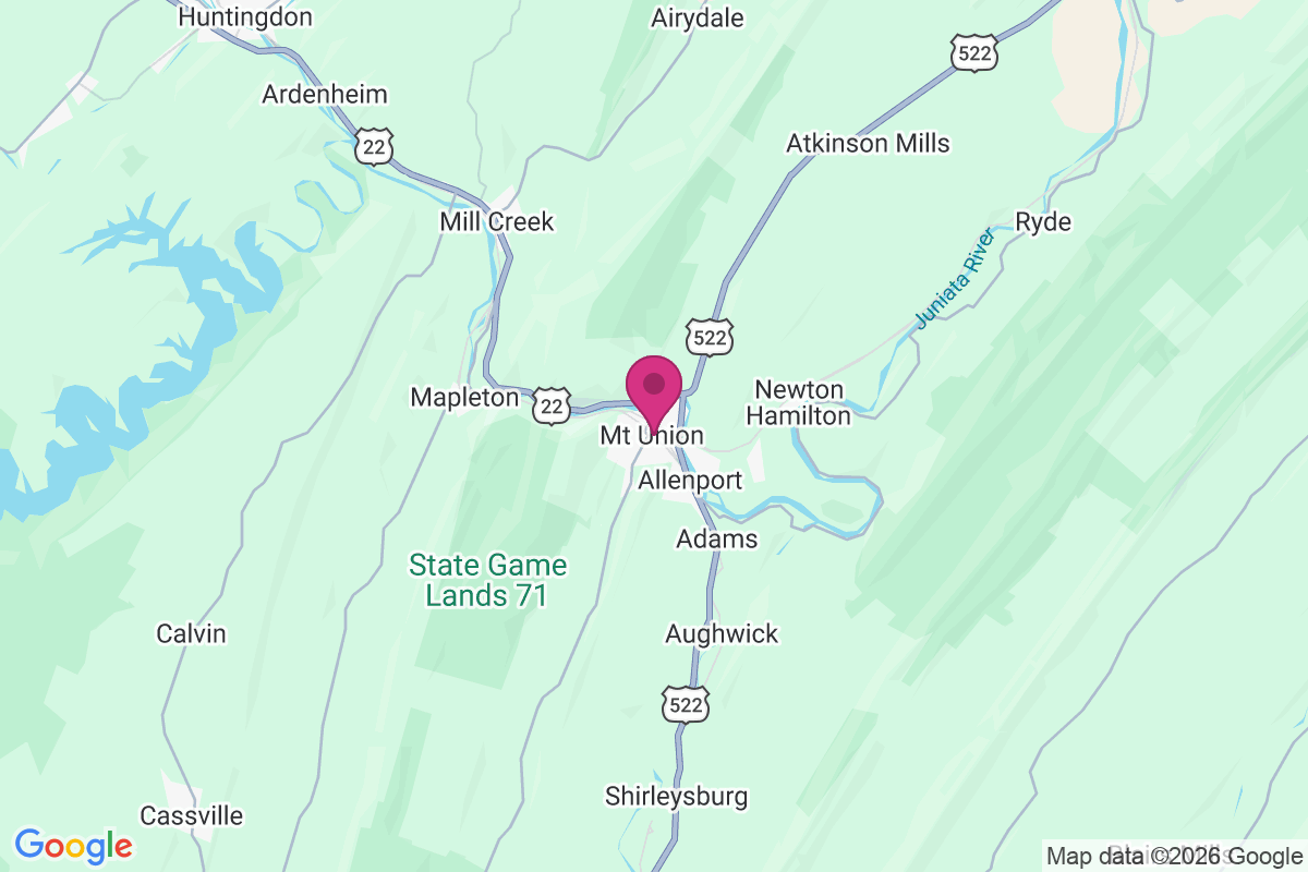 Mount Union map