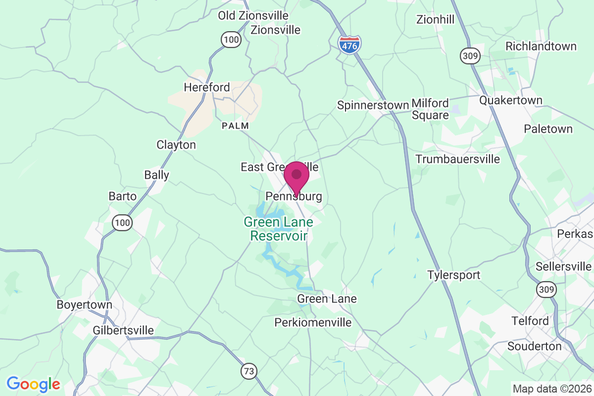 Pennsburg map