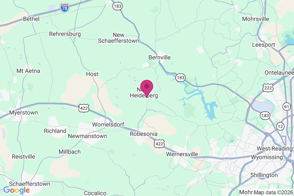 North Heidelberg map