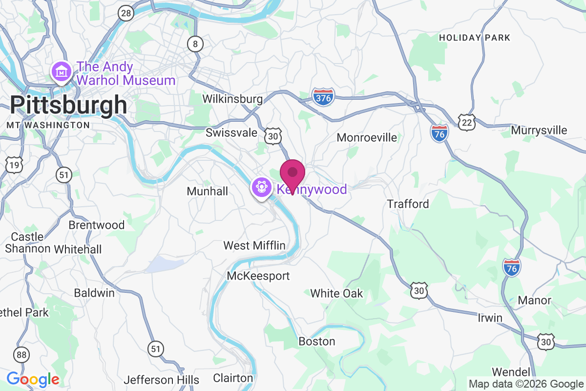 North Braddock map