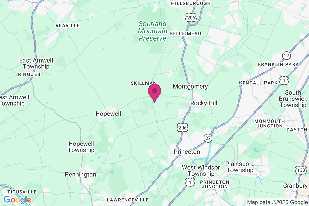Blawenburg map