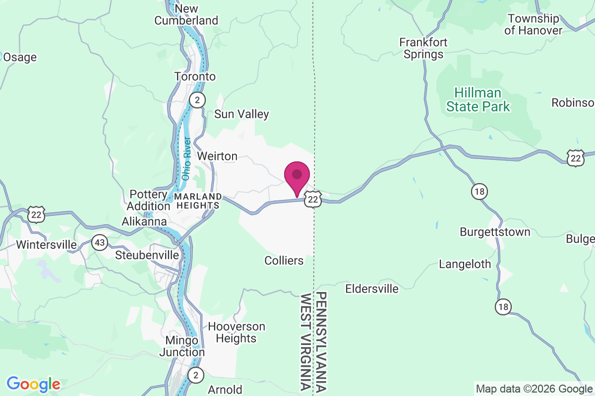 Weirton Heights map