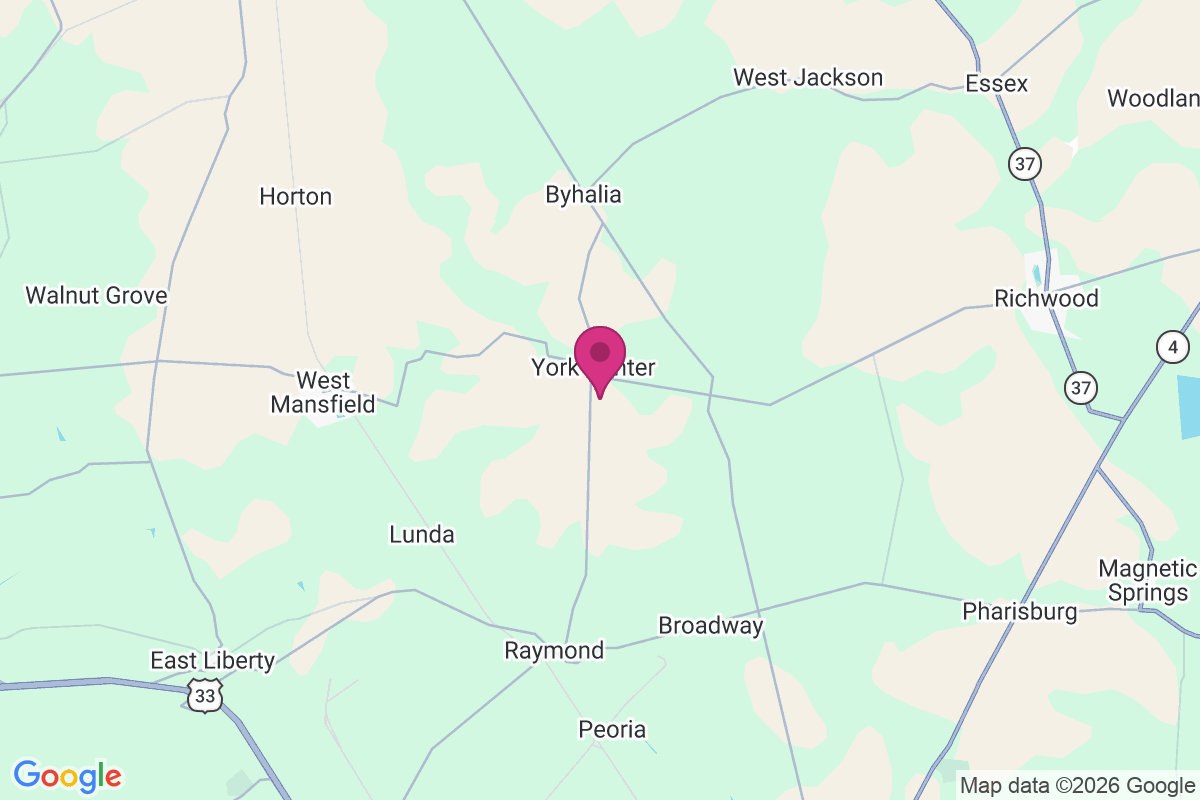 York Center map