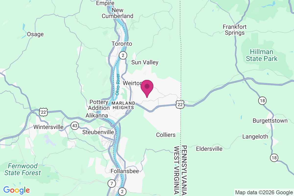 Weirton map