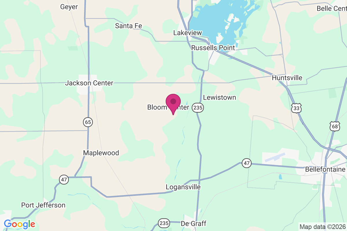 Bloom Center map