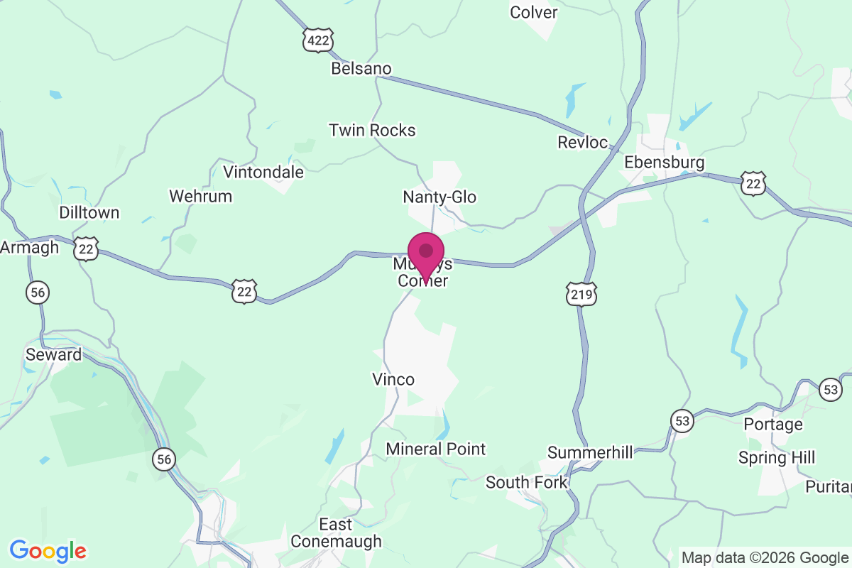 Mundys Corner map