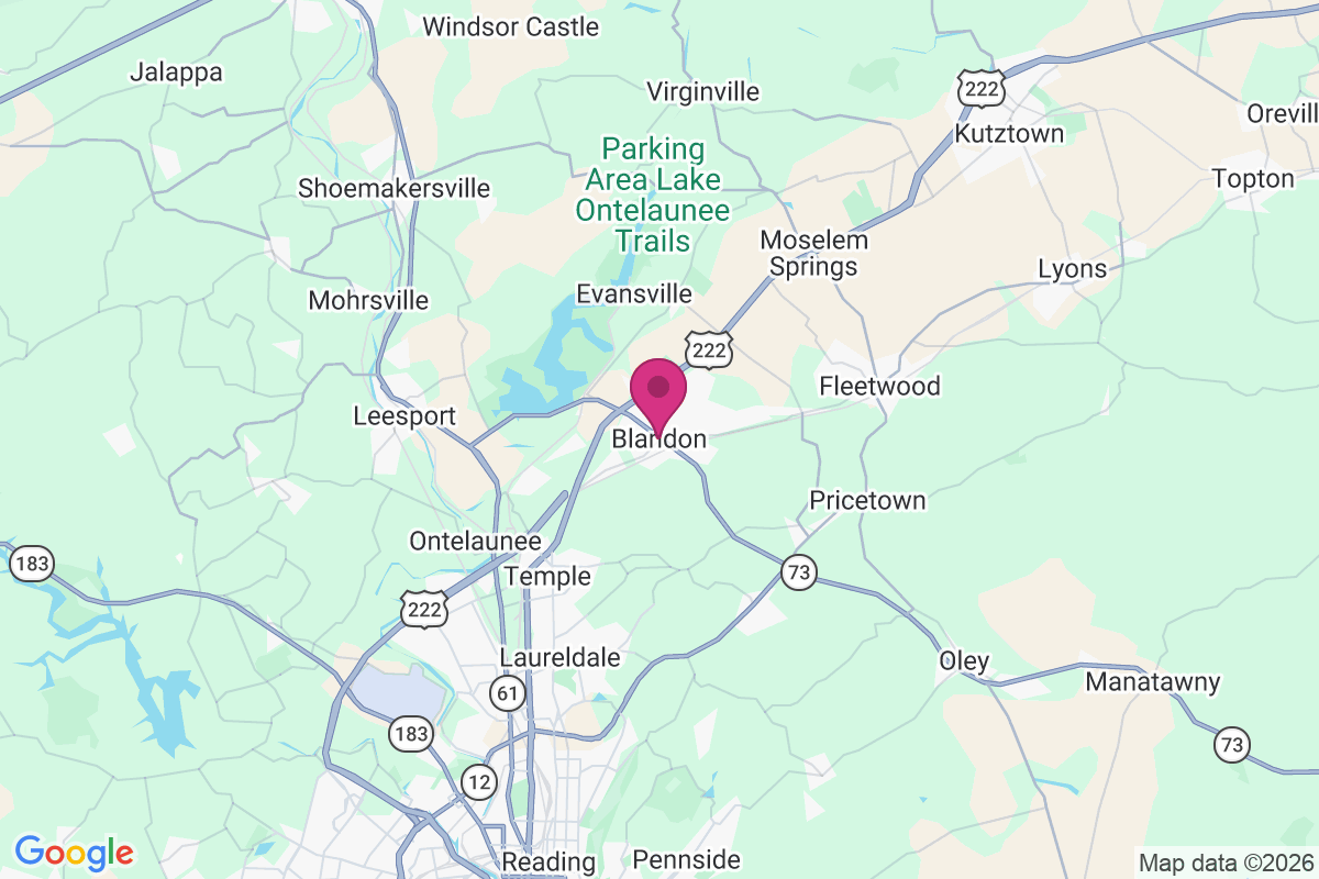 Blandon map