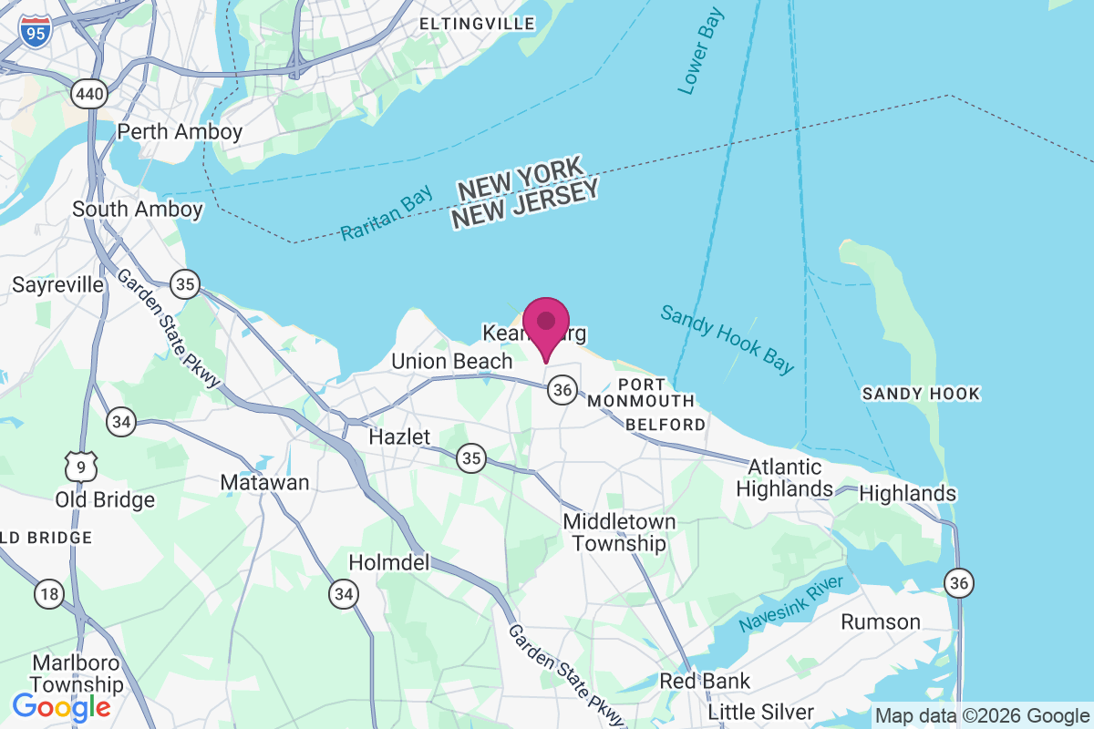 Keansburg map