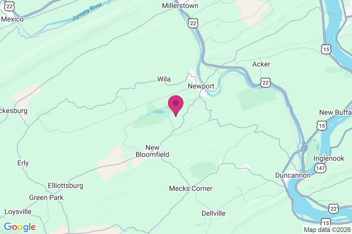 Juniata Furnace map