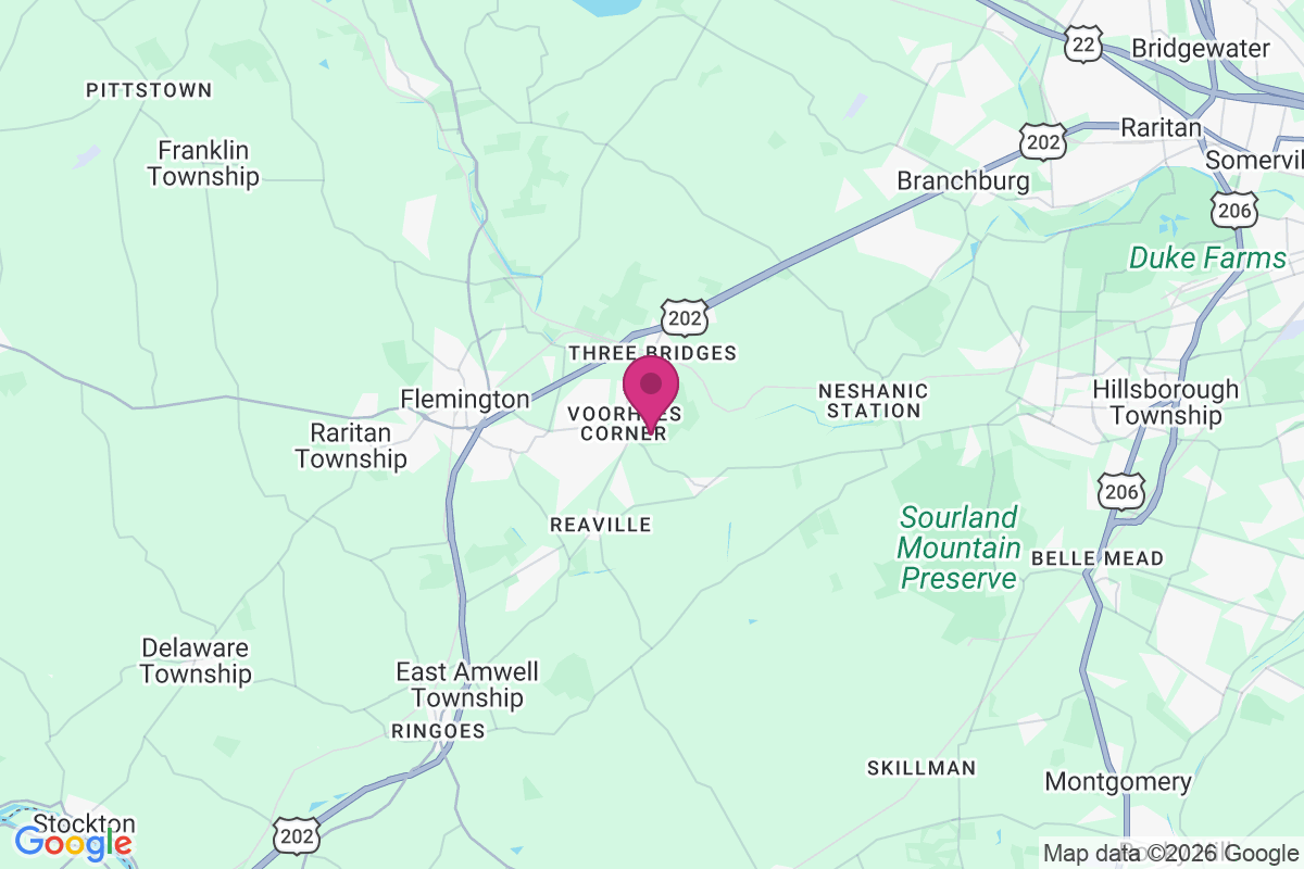 Voorhees Corner map