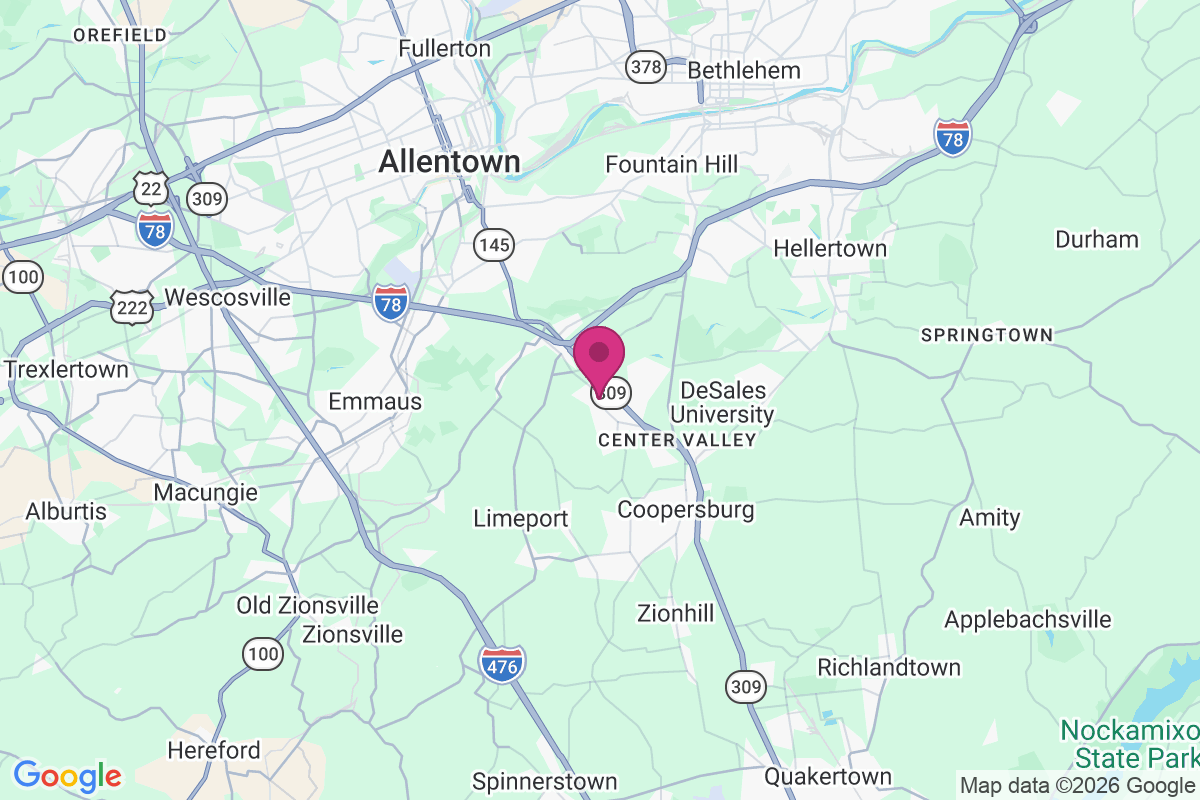 Saucon Valley map
