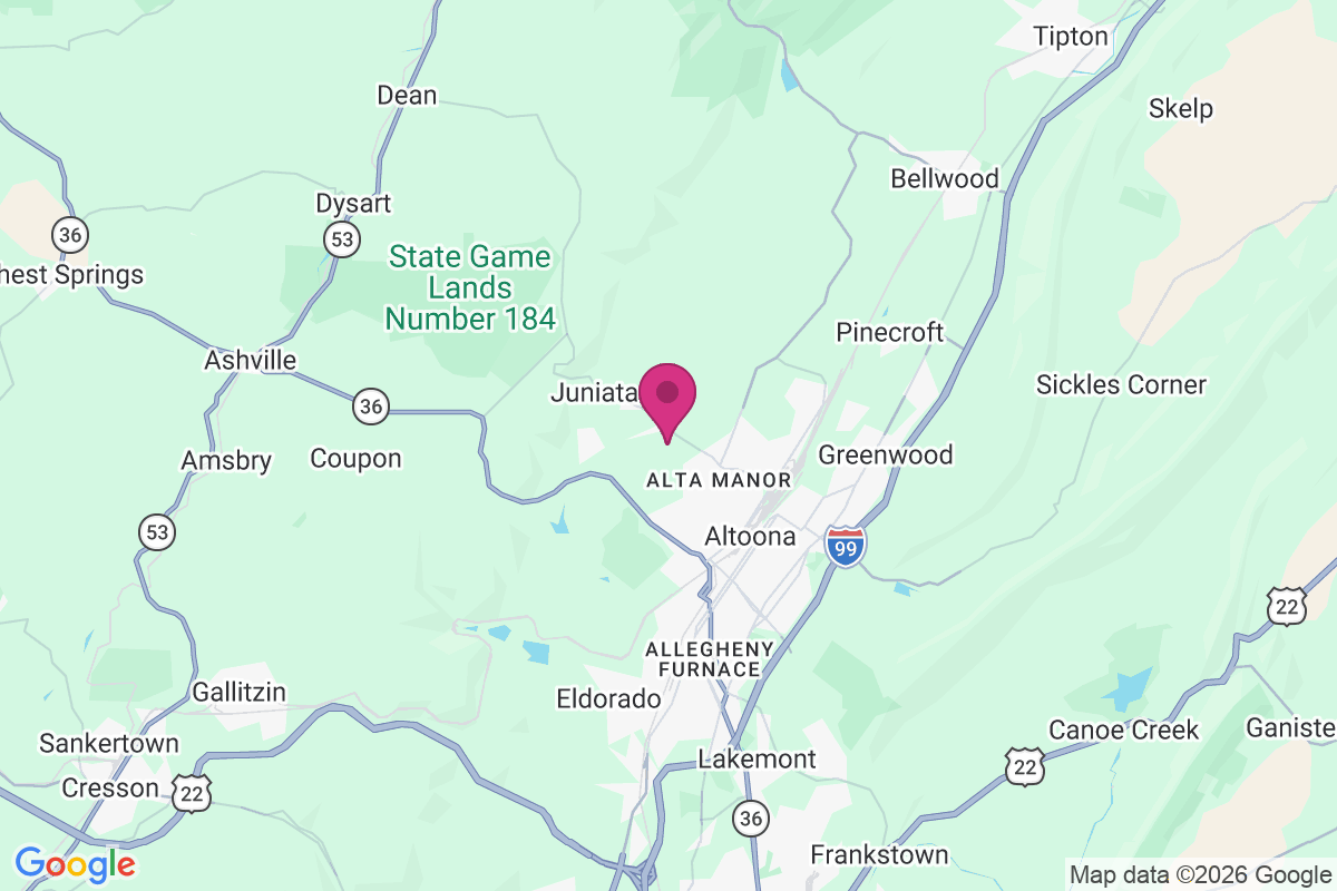 Juniata Gap map