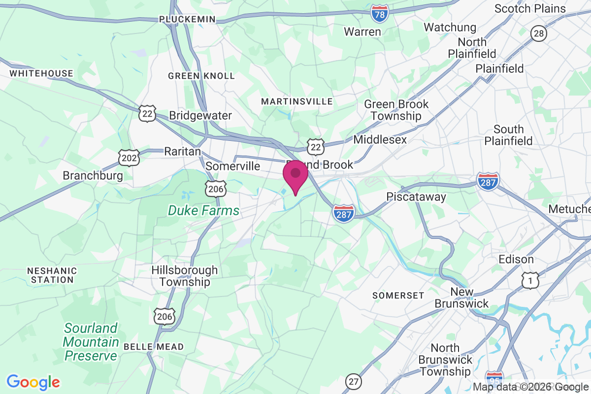 Bound Brook Junction map