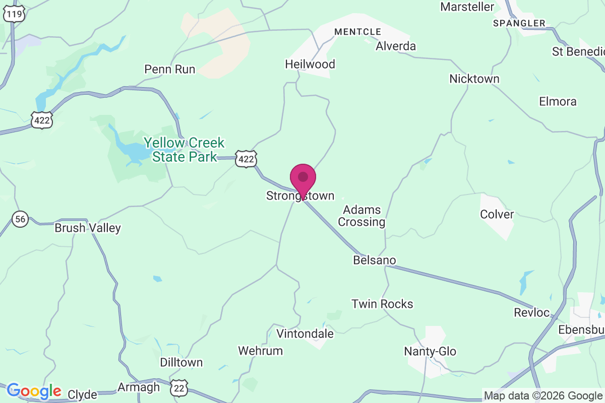 Strongstown map