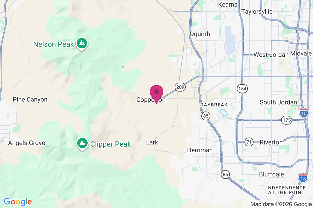 Copperton map