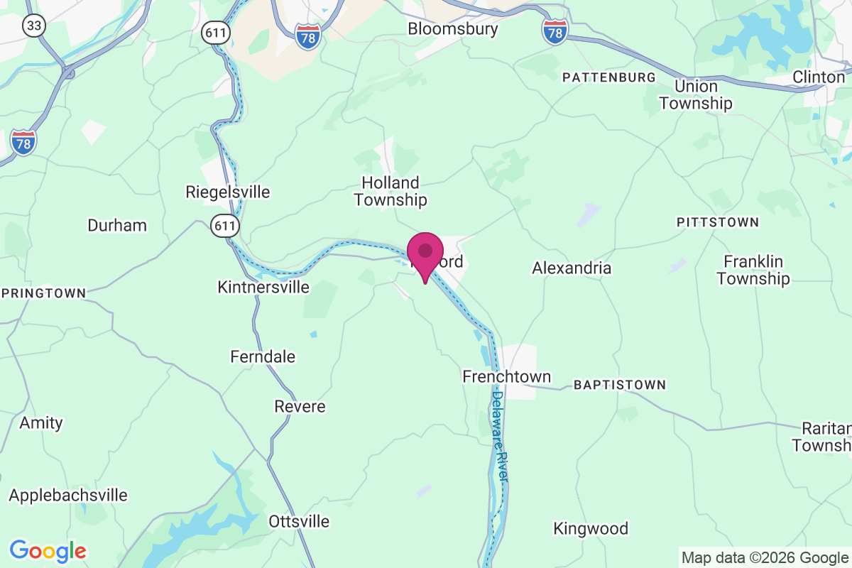 Upper Black Eddy map