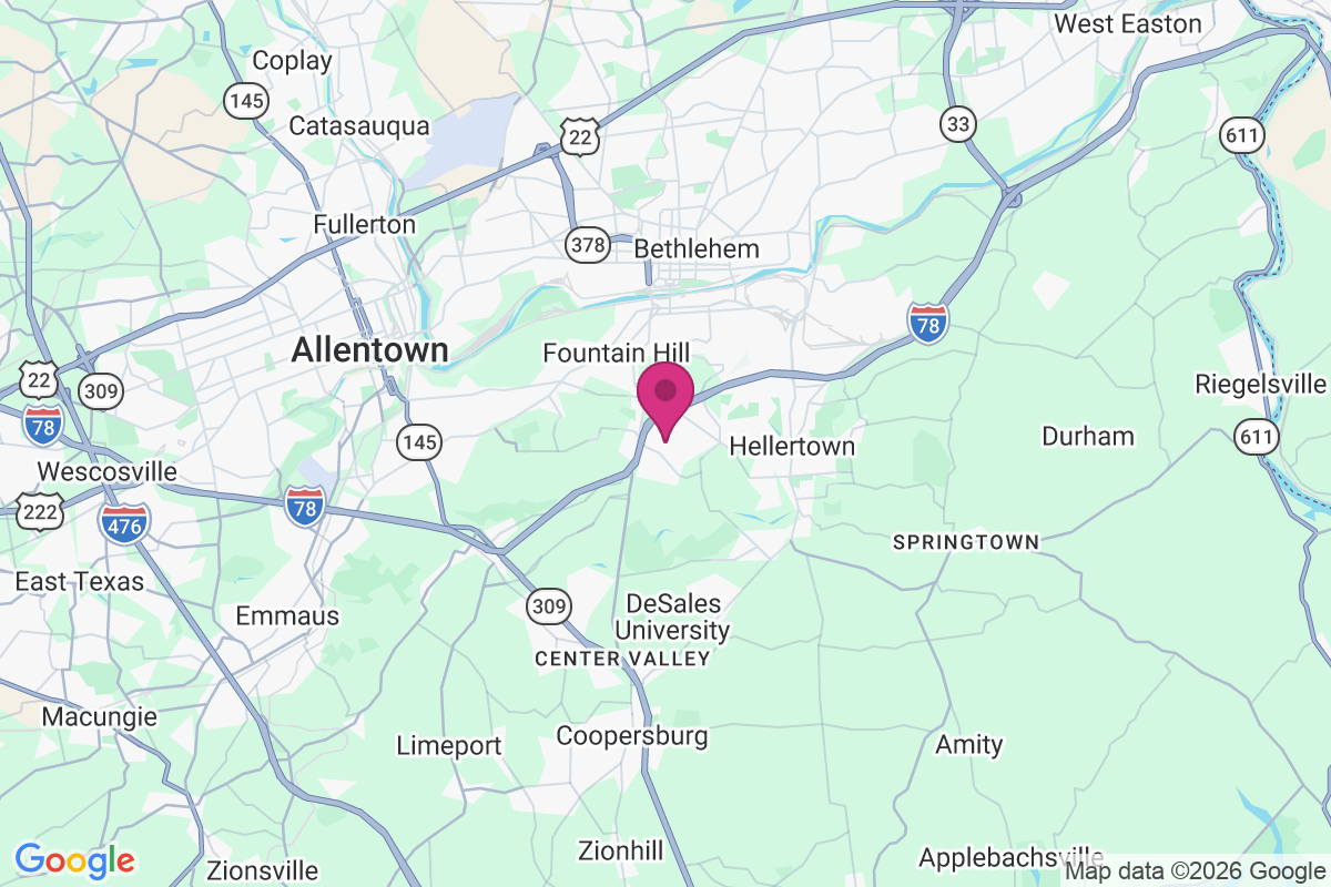 Seidersville map