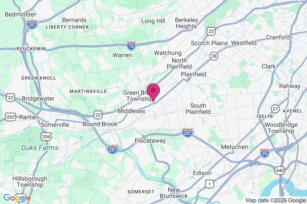 Dunellen map