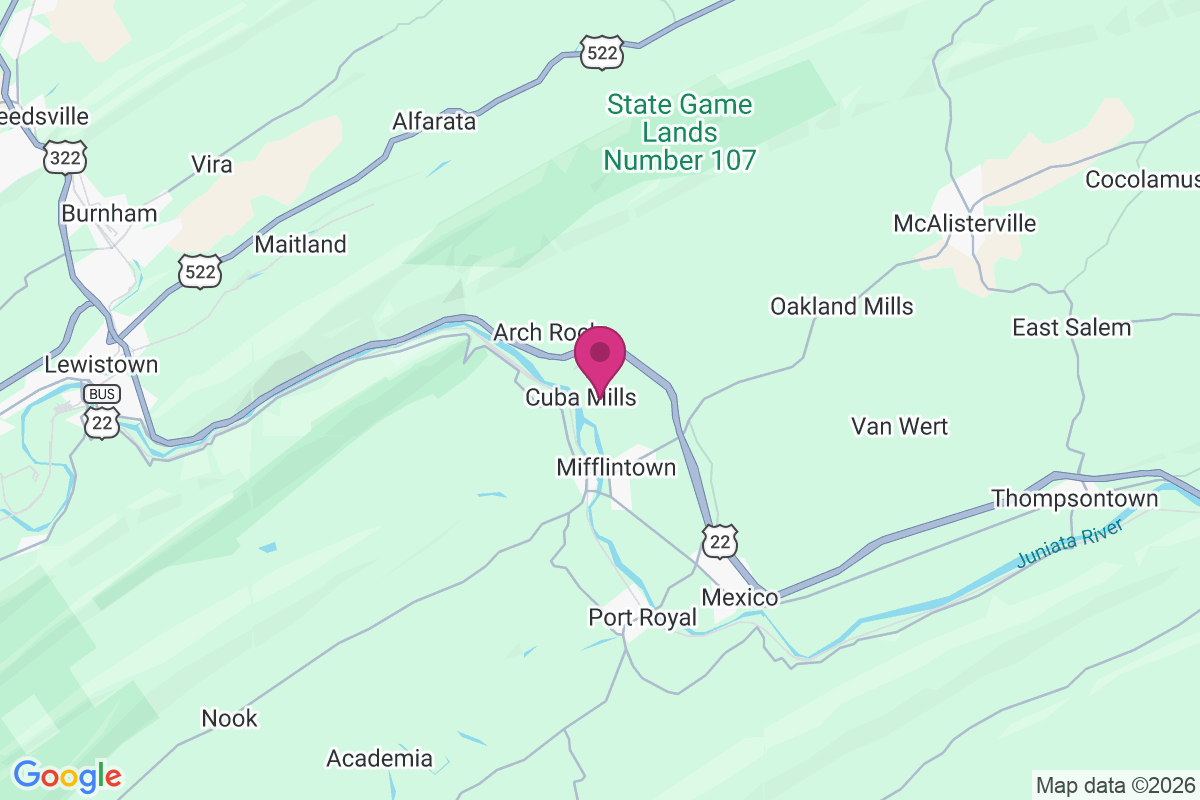 Cuba Mills map