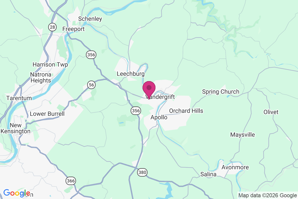 West Vandergrift map
