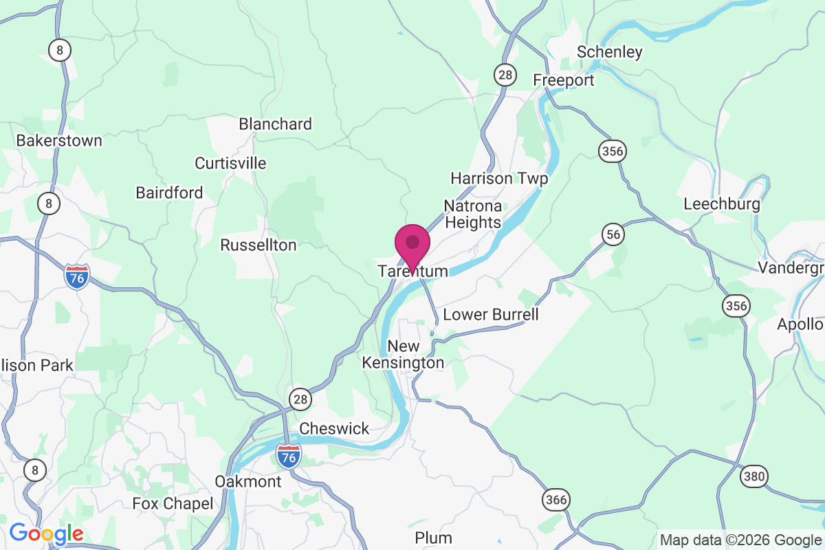 Tarentum map