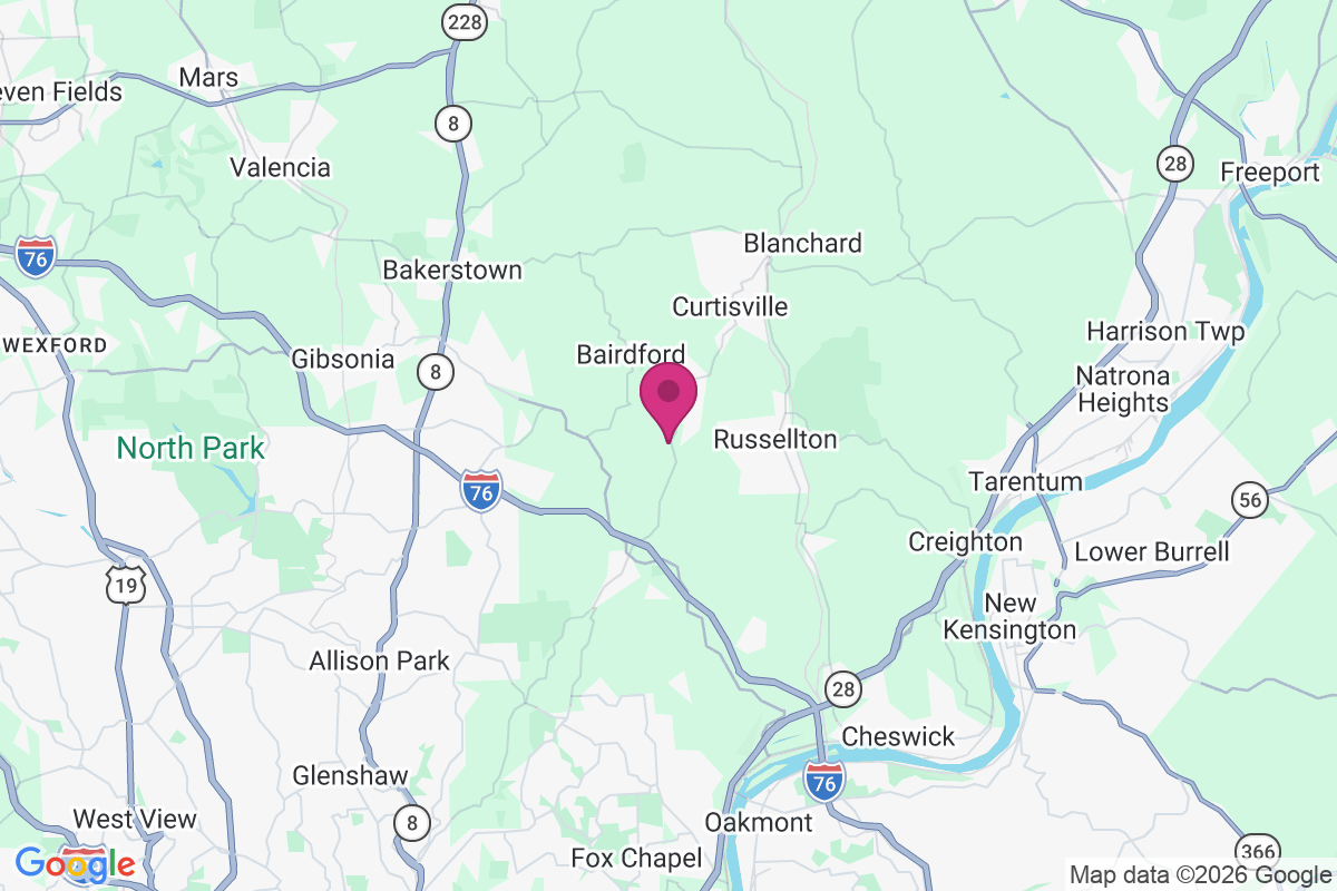 Allegheny Acres map
