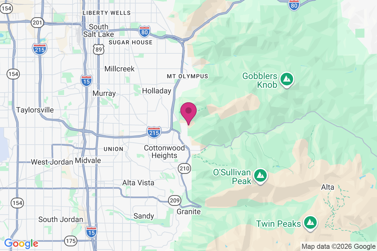 Heughs Canyon map