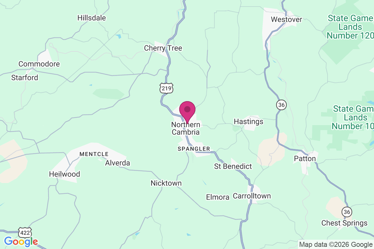 Barnesboro map
