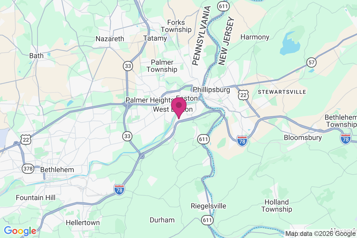 West Easton map