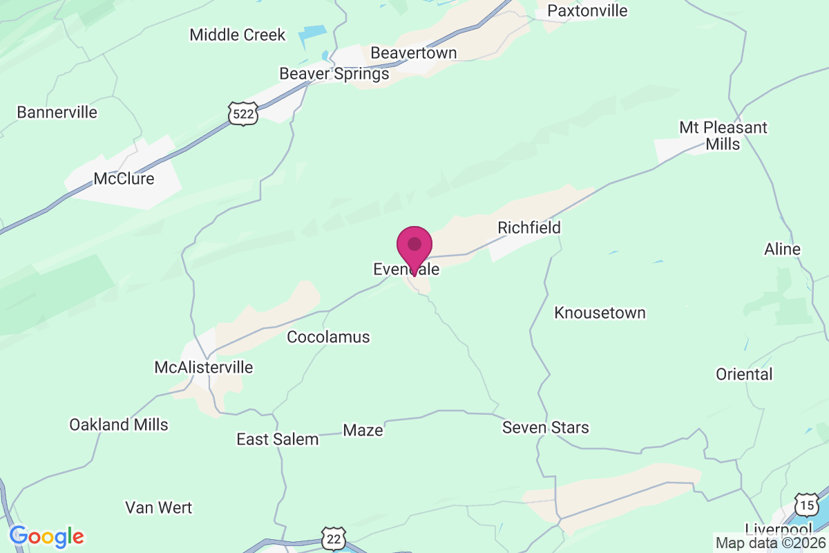 Evendale map