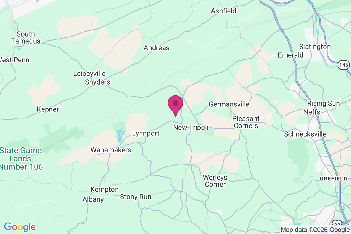 Raberts Corner map