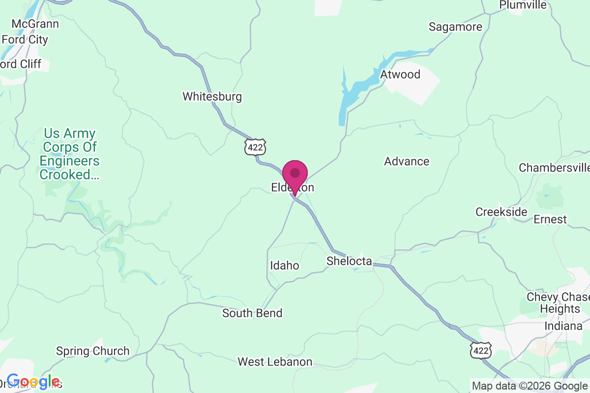 Elderton map