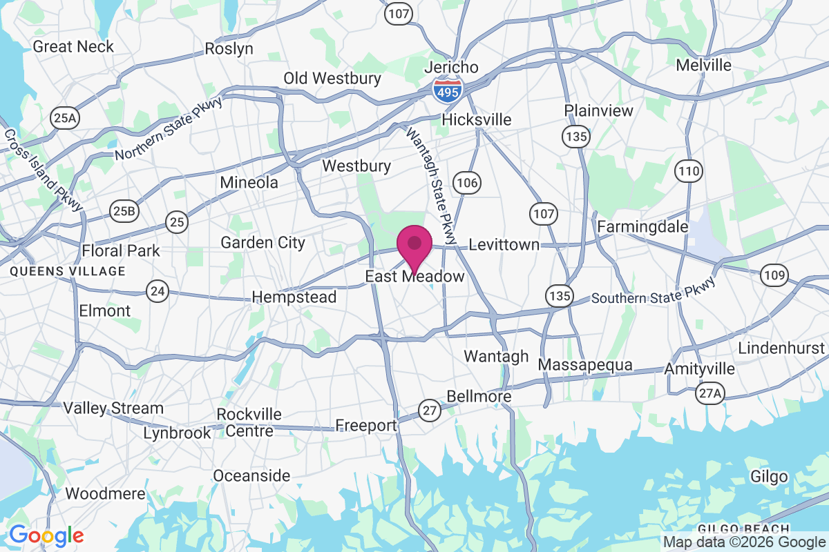 East Meadow map