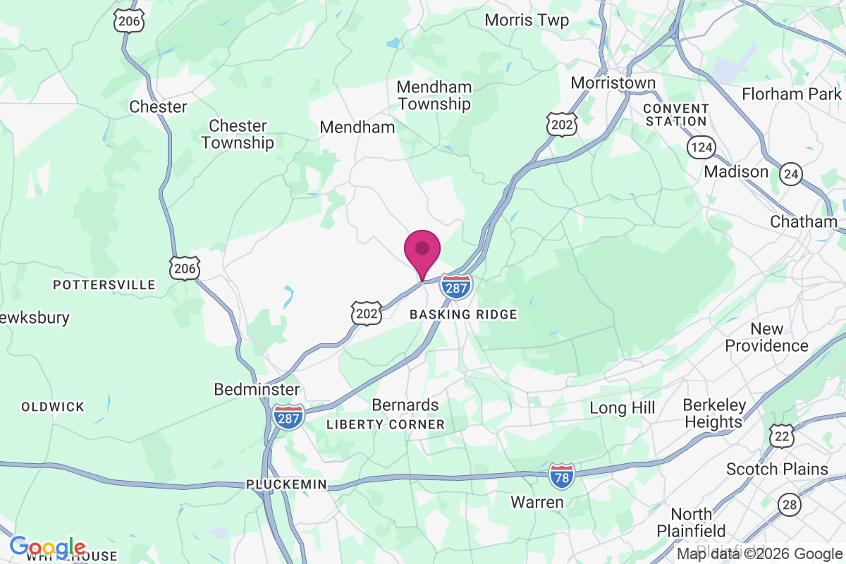 Bernardsville map