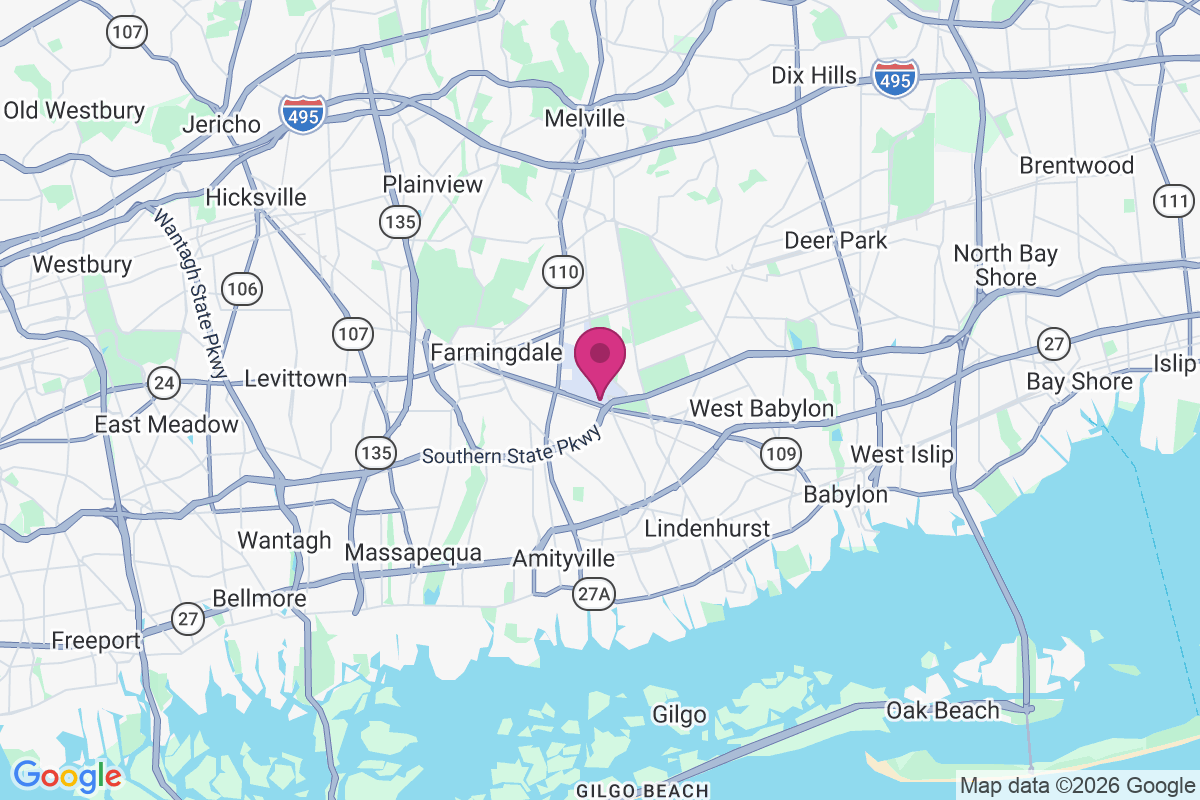 East Farmingdale map