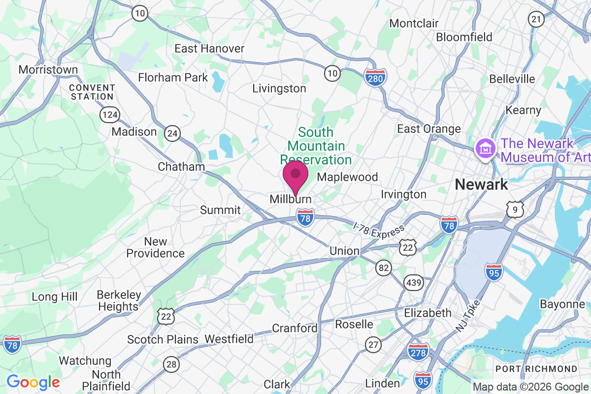 Millburn map