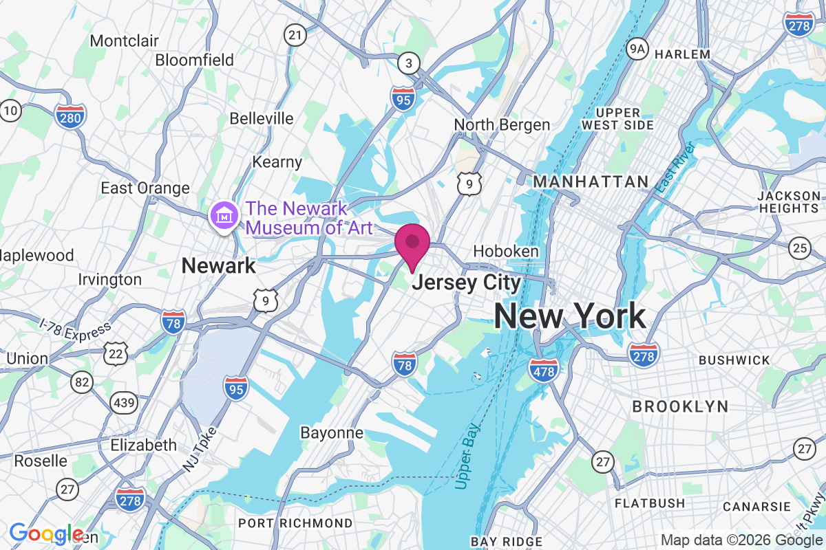 Jersey City map