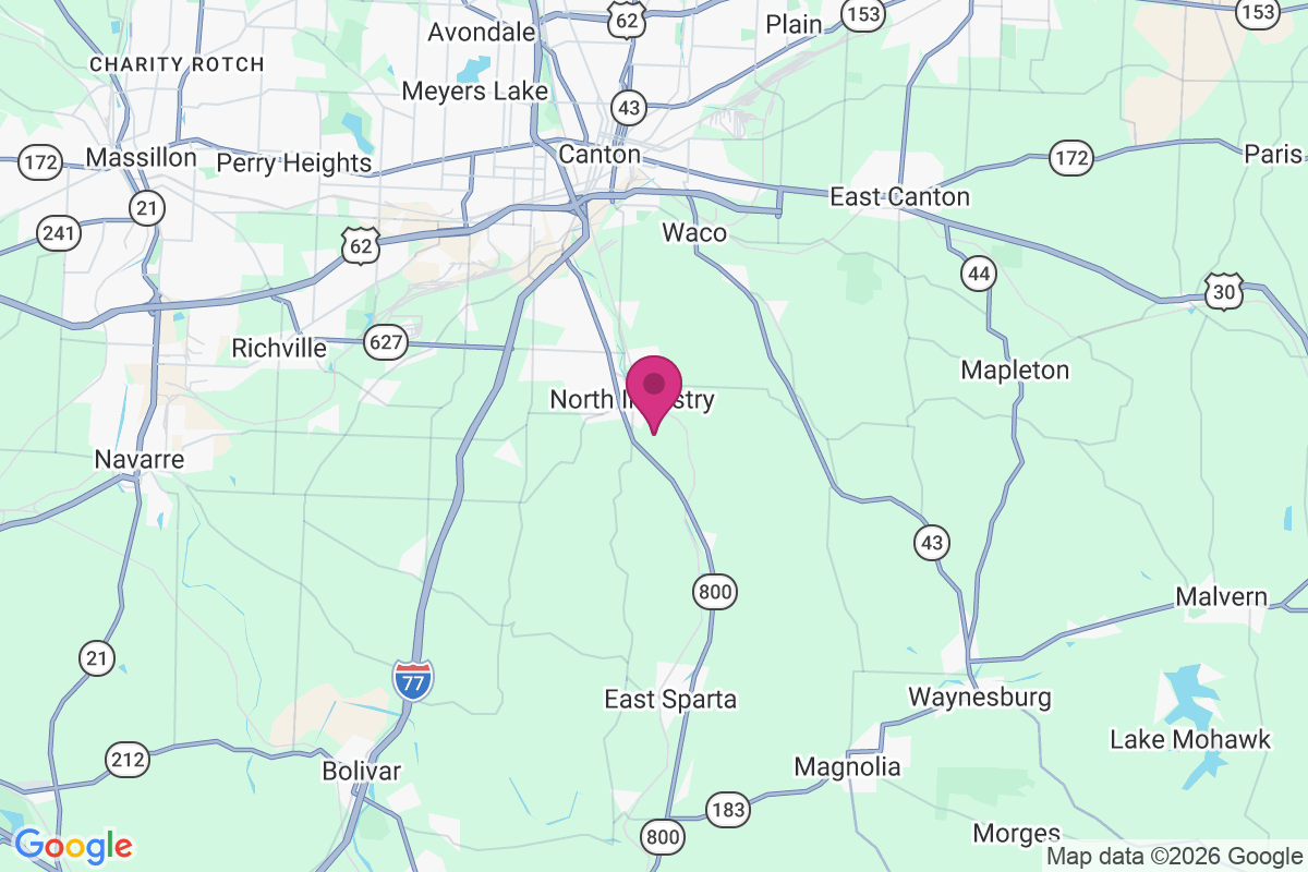 North Industry map