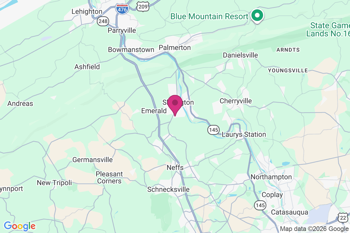 Slatington map