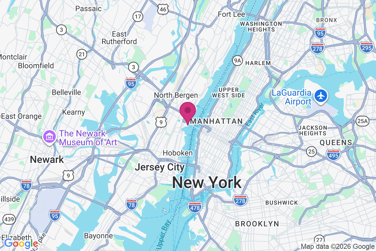 Weehawken map