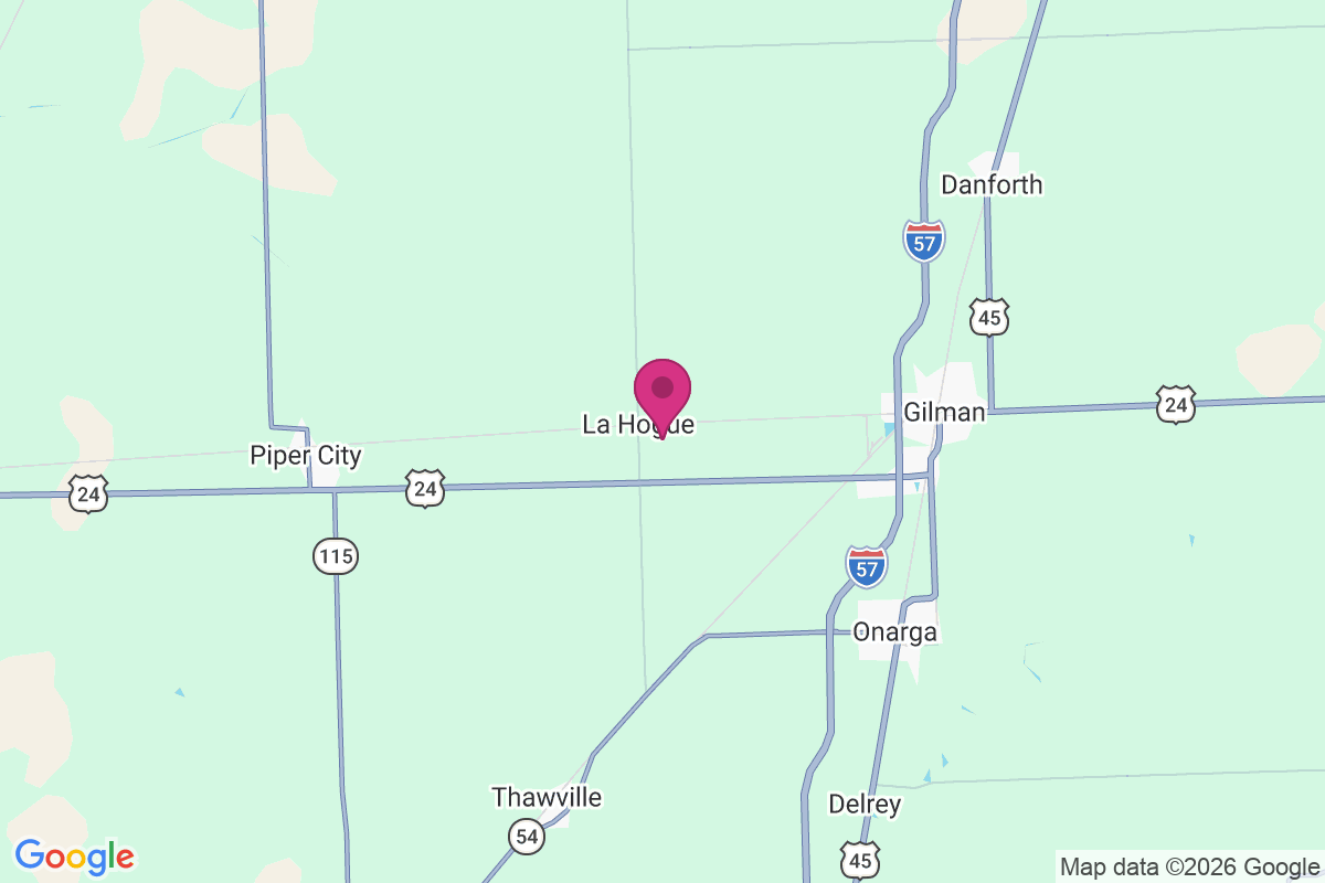 La Hogue map