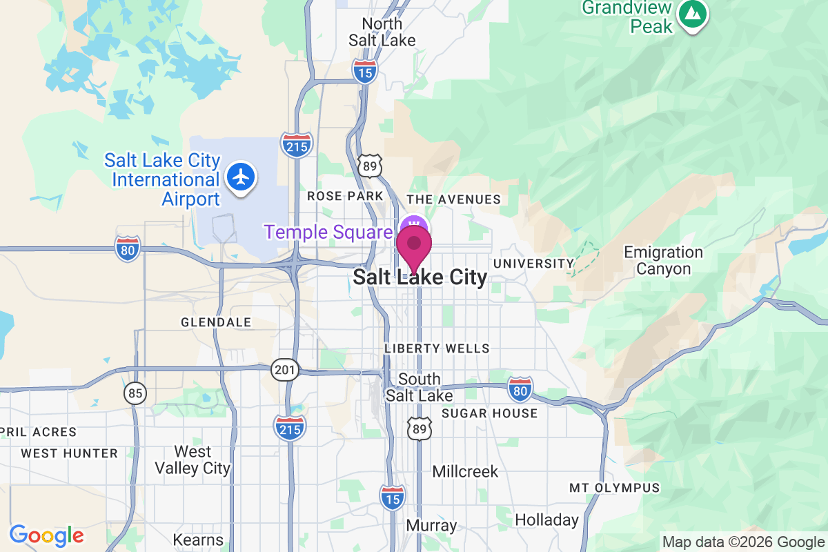 Salt Lake City map