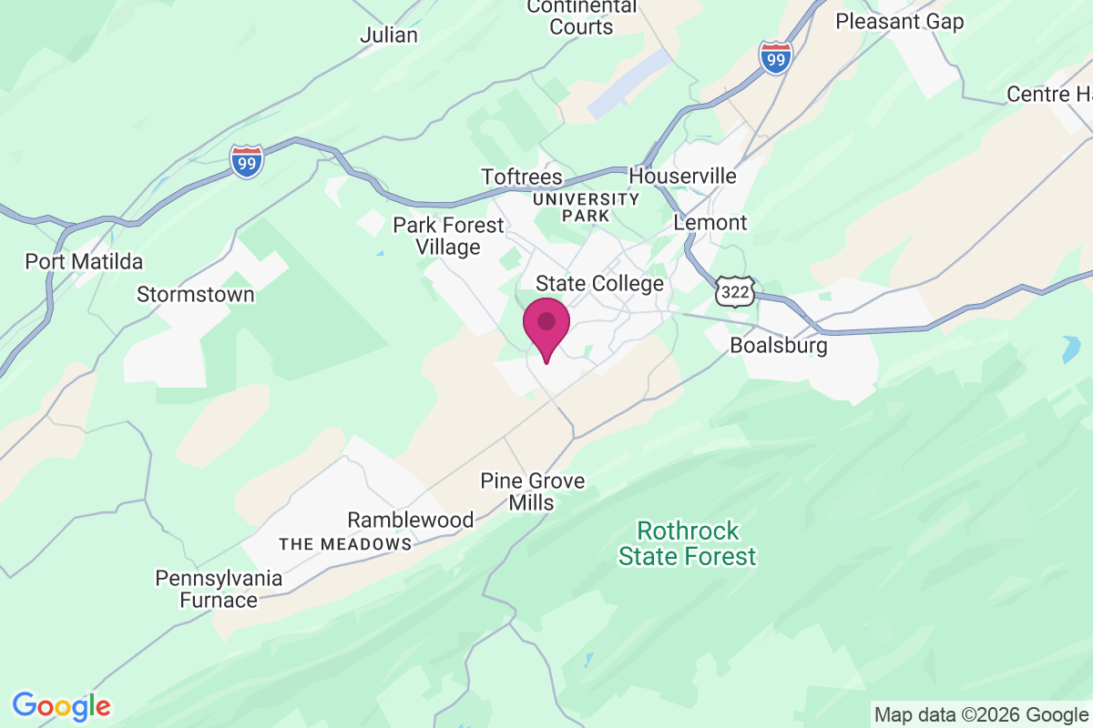 Pine Hall map